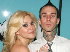 NEW YORK - APRIL 6:  (U.S. TABLOIDS OUT)  From "Meet The Barkers" Shanna Moakler and Travis Barker m...
