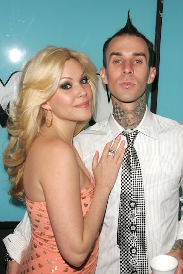 NEW YORK - APRIL 6:  (U.S. TABLOIDS OUT)  From "Meet The Barkers" Shanna Moakler and Travis Barker m...