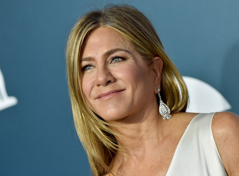 Jennifer Aniston said returning to set for the Friends reunion was emotional. 