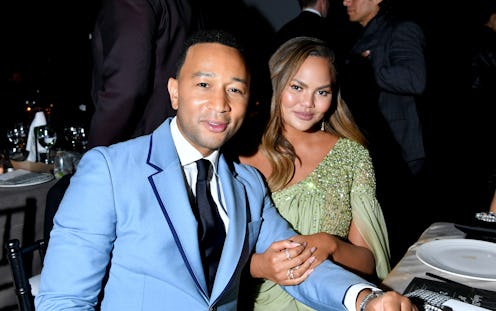 LOS ANGELES, CALIFORNIA - NOVEMBER 09: (L-R) John Legend and Chrissy Teigen attend the 2019 Baby2Bab...