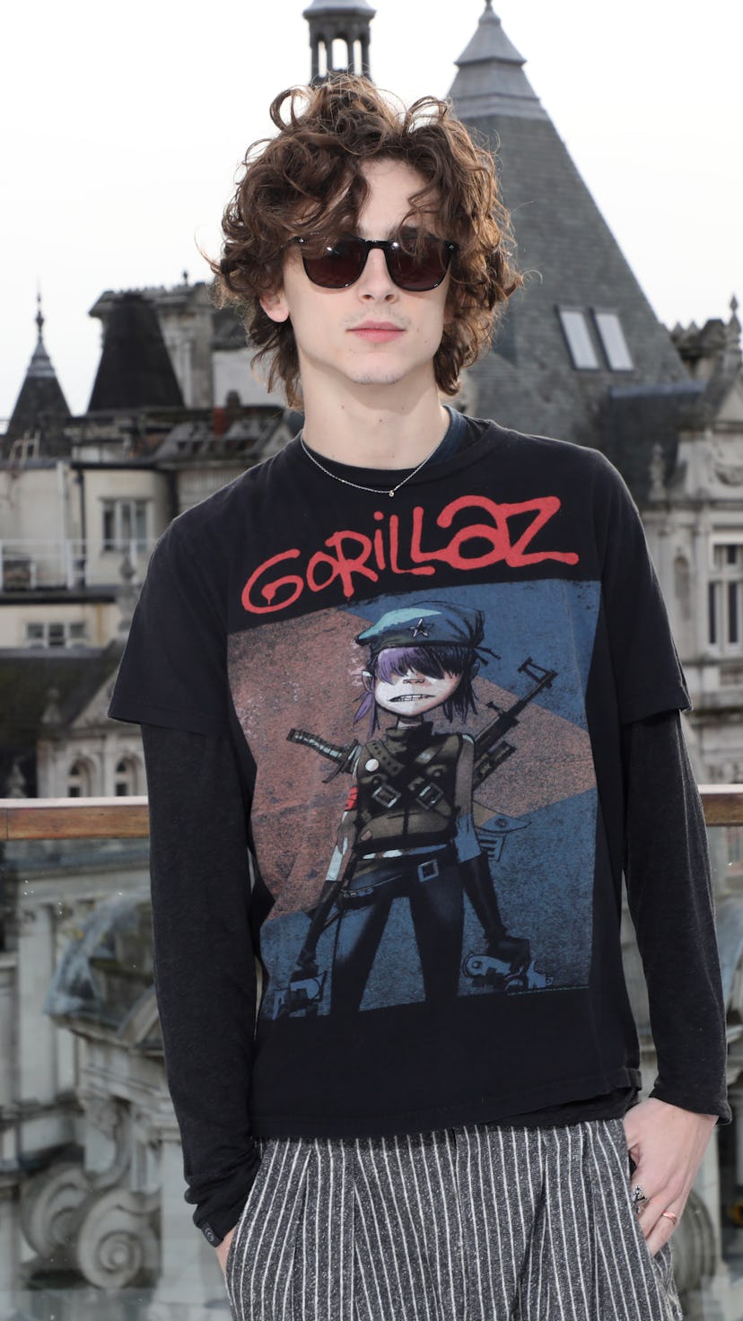 Timothee Chalamet attending the Little Women photocall held at the Corinthia, London. (Photo by Lia ...