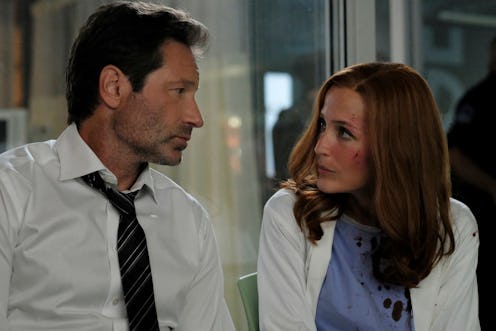 THE X-FILES:  L-R:  David Duchovny and Gillian Anderson in the "My Struggle III" season premiere epi...
