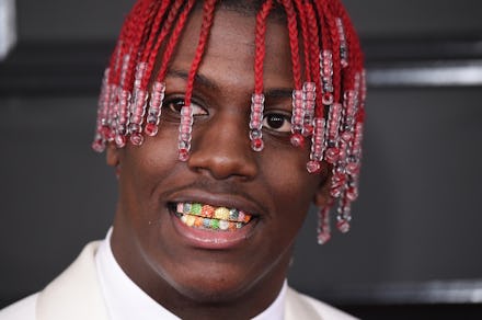 LOS ANGELES, CA - FEBRUARY 12: Recording artist Lil Yachty attends The 59th GRAMMY Awards at STAPLE...