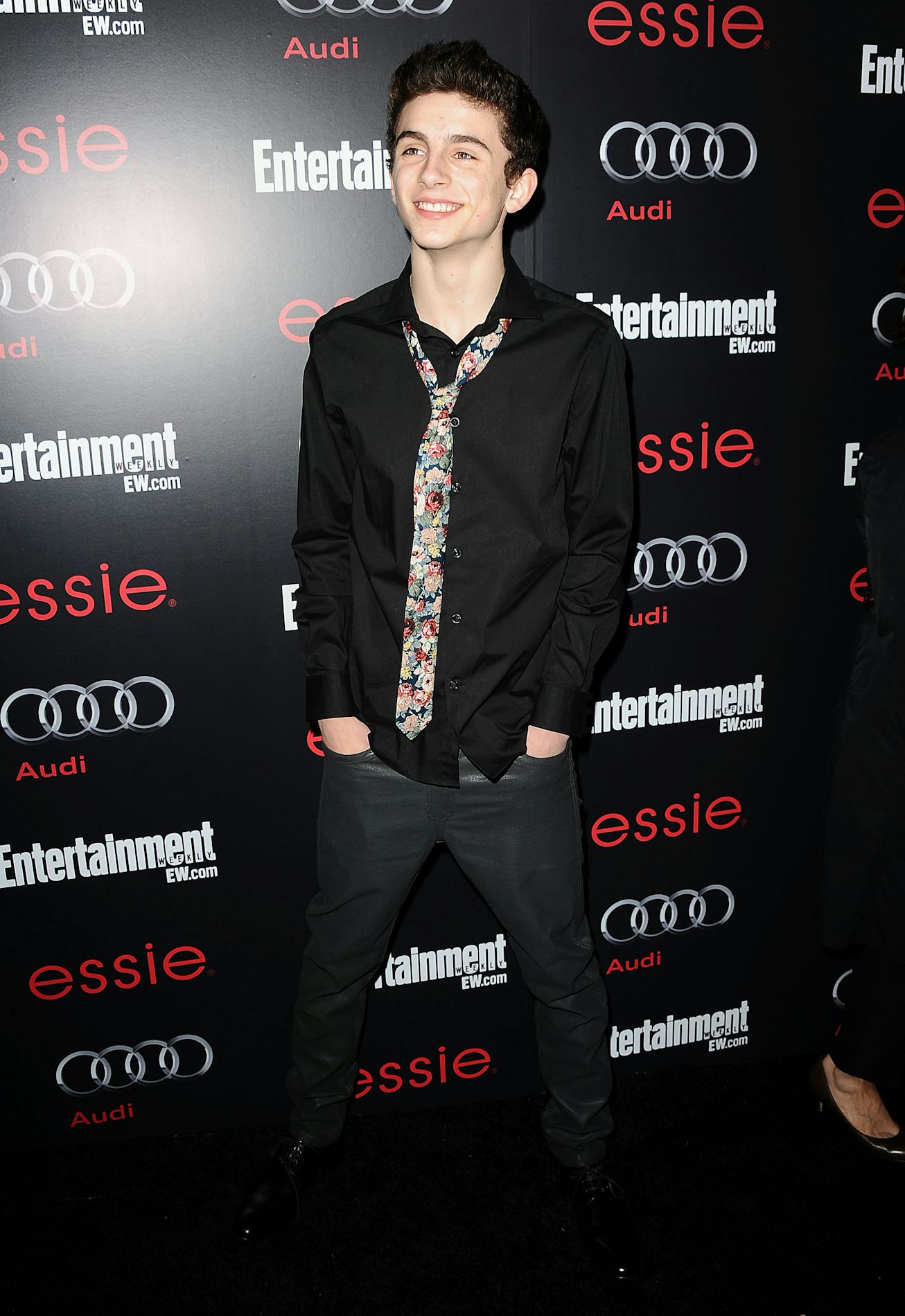 Timothee Chalamet at the Entertainment Weekly pre-SAG Awards party in 2013.