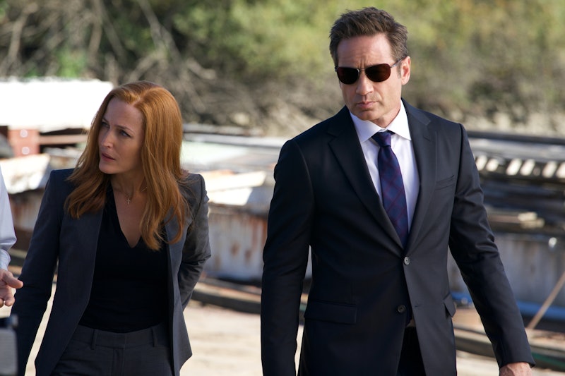 THE X-FILES:  L-R: Gillian Anderson and David Duchovny in the "Ghouli" episode of THE X-FILES airing...