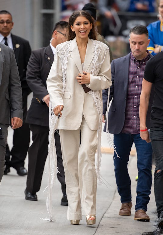 LOS ANGELES, CA - MAY 09: Zendaya is seen at 'Jimmy Kimmel Live' on May 09, 2019 in Los Angeles, Cal...