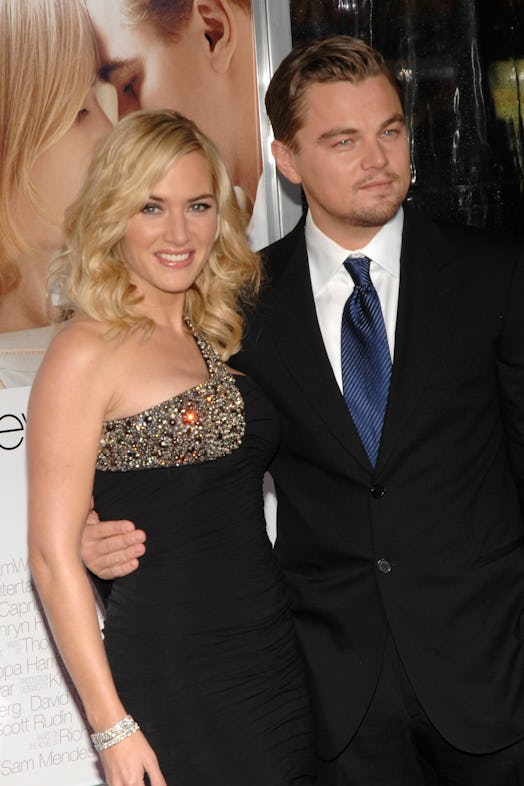 WESTWOOD, CA - DECEMBER 15: Kate Winslet and Leonardo DiCaprio attend "Revolutionary Road" Los Angel...