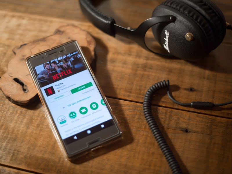 BANGKOK, THAILAND - 2018/05/31: In this photo illustration, the Netflix application seen displayed ...