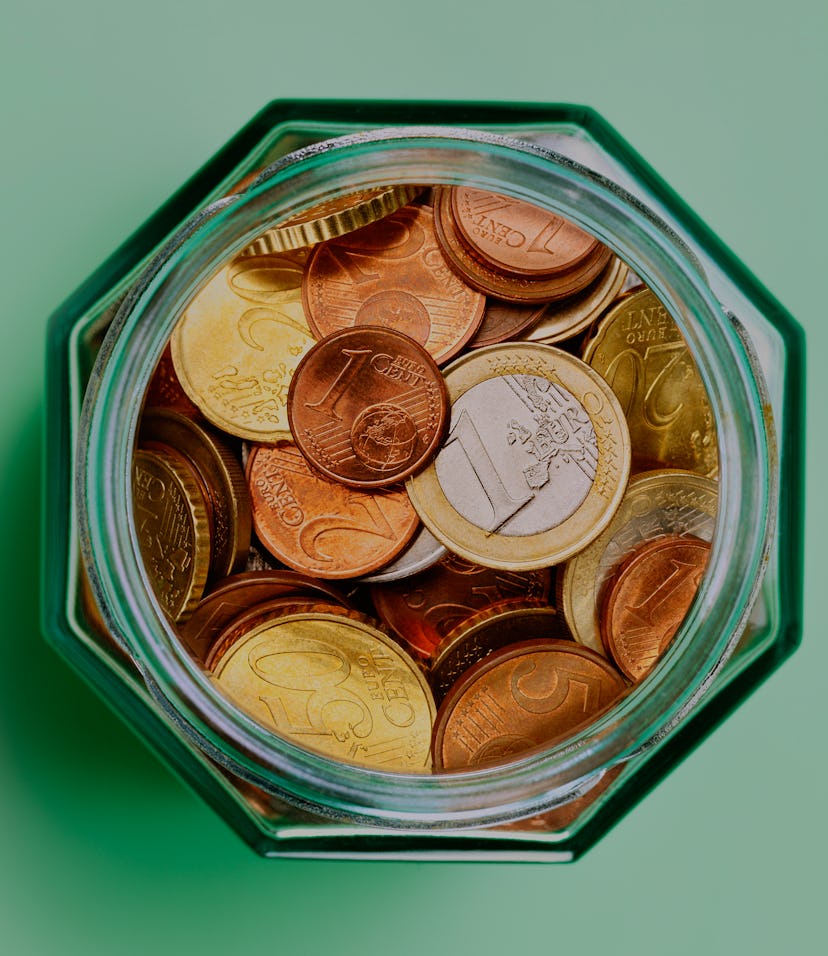 Jar full of change