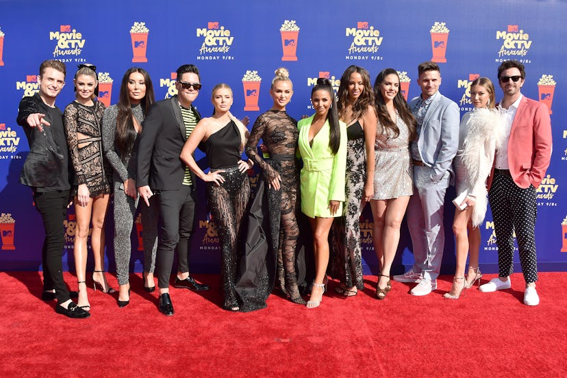 SANTA MONICA, CALIFORNIA - JUNE 15: The cast of Vanderpump Rules attends the 2019 MTV Movie and TV A...