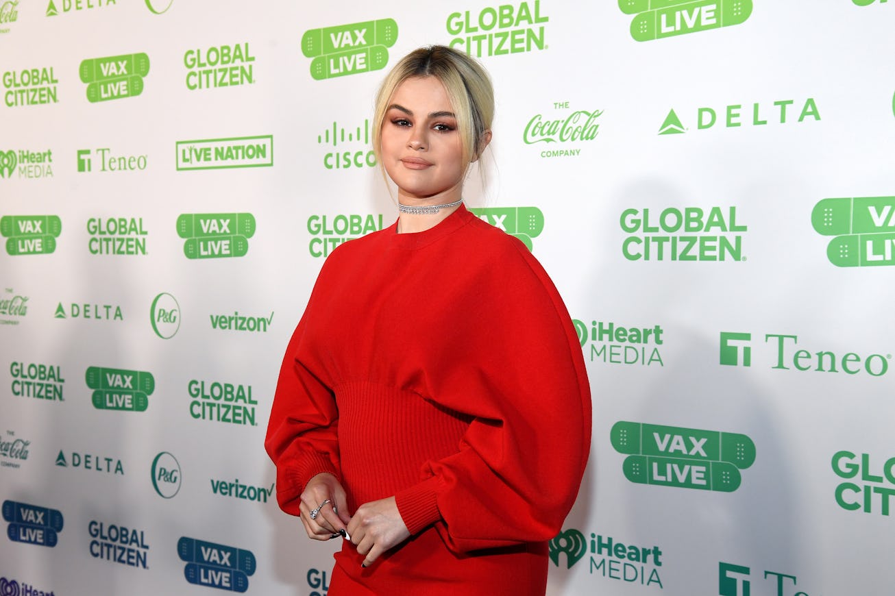 INGLEWOOD, CALIFORNIA: In this image released on May 2, Selena Gomez attends the Global Citizen VAX ...