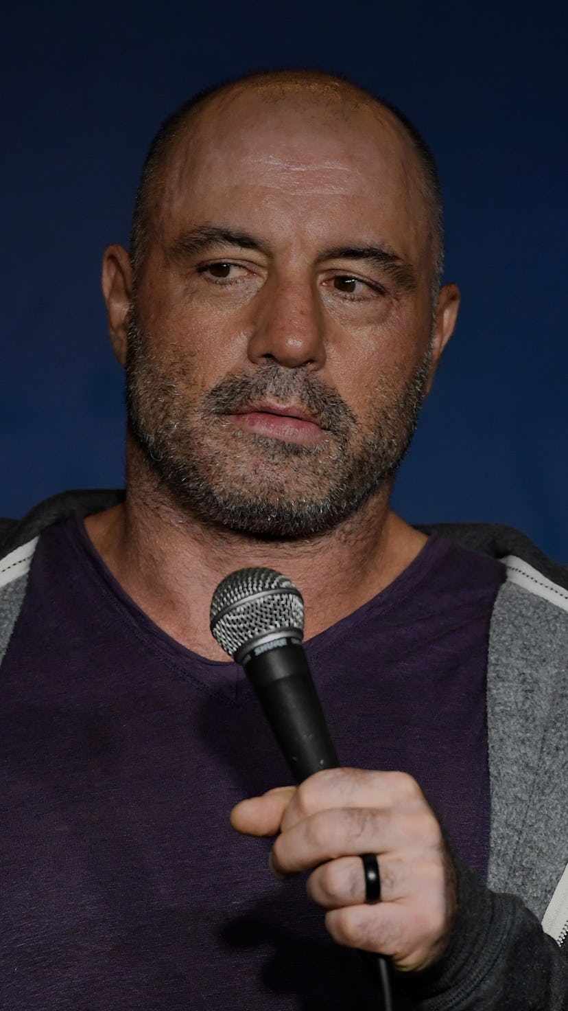 PASADENA, CALIFORNIA - AUGUST 07: Comedian Joe Rogan performs during his appearance at The Ice House...