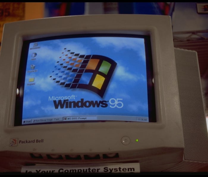 NEW YORK: LAUNCH OF WINDOWS 95 (Photo by Rick Maiman/Sygma via Getty Images)