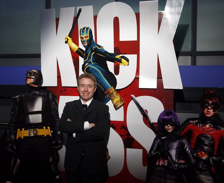 Kick Ass creator Mark Millar attends the Scottish premiere of Kick Ass at Cineworld in Glasgow.   (P...