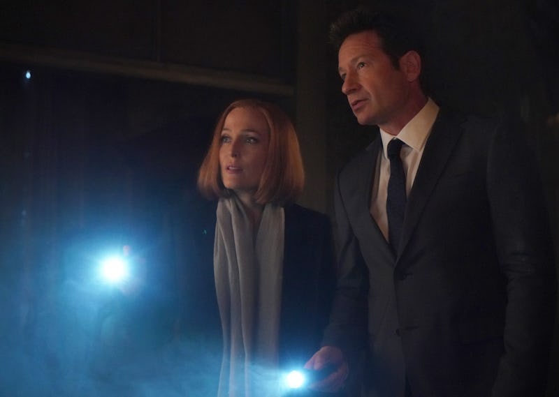 THE X-FILES:  L-R:  Gillian Anderson and David Duchovny in the "Nothing Lasts Forever" episode of TH...