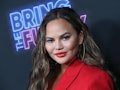 LOS ANGELES, CALIFORNIA - JUNE 26: Chrissy Teigen attends the premiere of NBC's "Bring The Funny" at...