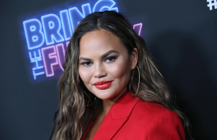 LOS ANGELES, CALIFORNIA - JUNE 26: Chrissy Teigen attends the premiere of NBC's "Bring The Funny" at...