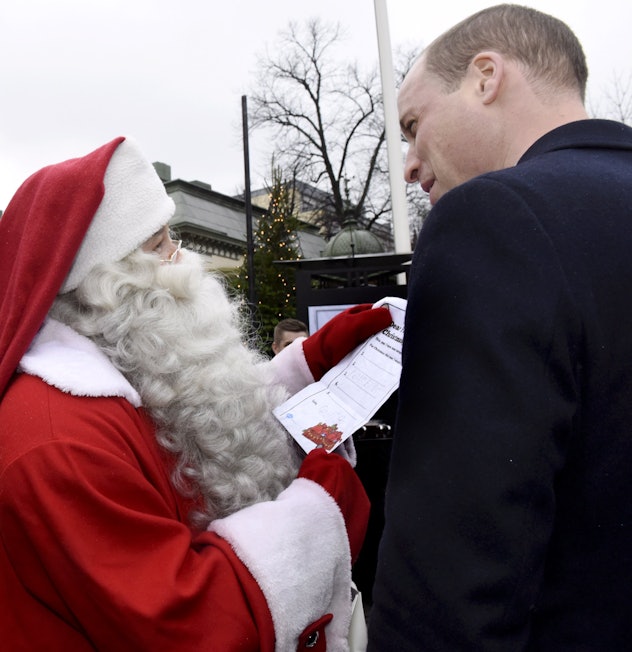 Prince William shared a letter to Santa from Prince George.