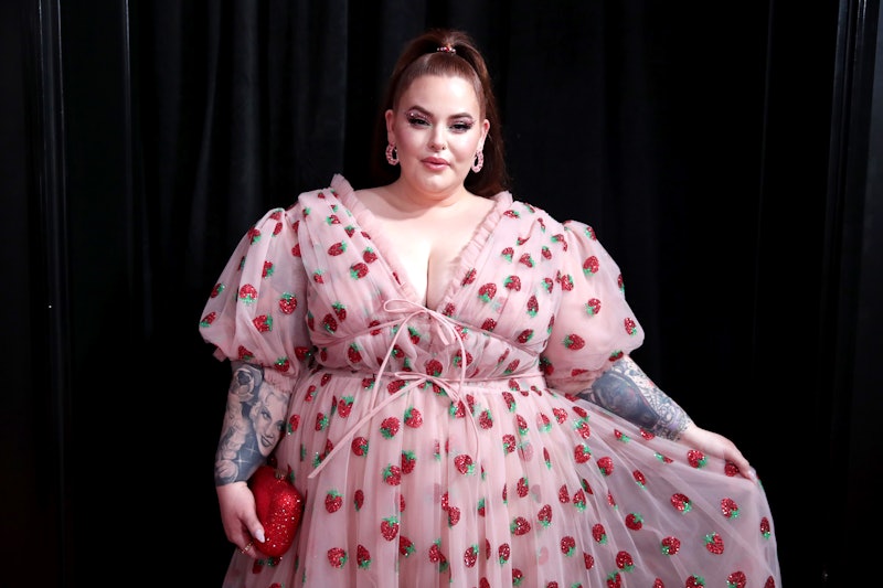 LOS ANGELES, CALIFORNIA - JANUARY 26: Tess Holliday attends the 62nd Annual GRAMMY Awards at STAPLES...