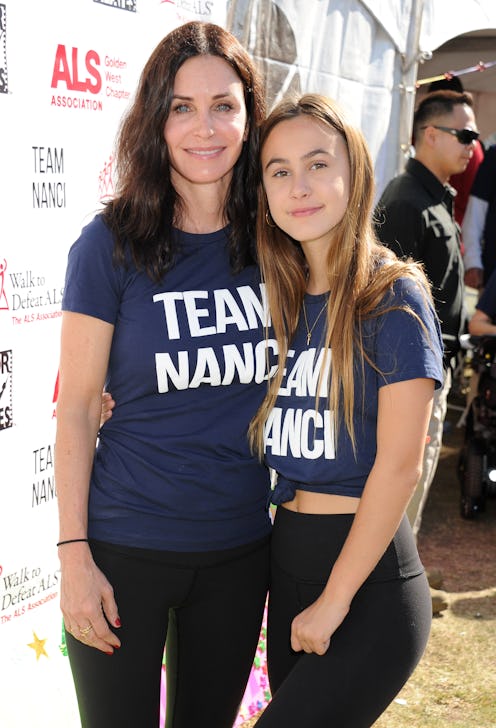 LOS ANGELES, CA - OCTOBER 15:  Courteney Cox and daughter Coco Arquette attend Nanci Ryder's "Team N...