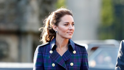 Kate Middleton wore an elegant coat look while hosting a drive-in cinema screening of Disney's 'Crue...