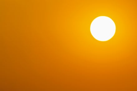 Full frame sun, Global warming from the sun and burning, Heatwave hot sun, Climate change, Heat stro...