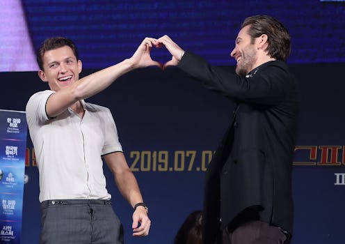 SEOUL, SOUTH KOREA - JUNE 30: Tom Holland and Jake Gyllenhaal attend Fan Fest Red Carpet Event at Do...