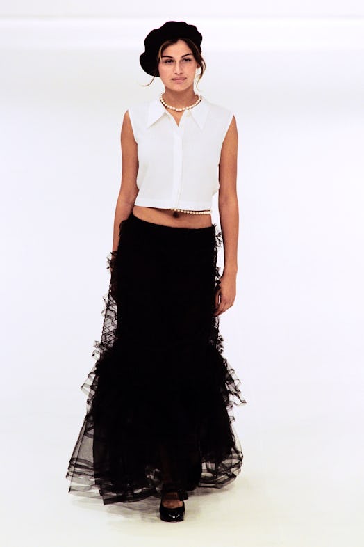 '90s fashion: Chanel 1997 maxi skirt