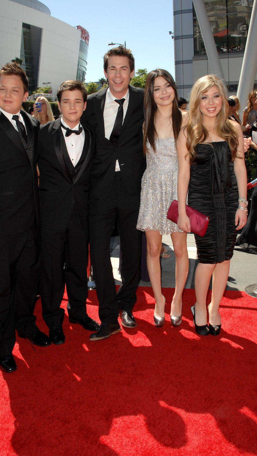 The cast of 'iCarly' is reuniting for a revival at Paramount+. Photo via Patrick McMullan/Patrick Mc...