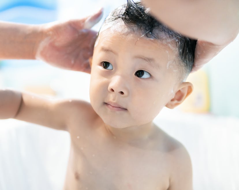 Moms weigh in on how often they wash their kids' hair.
