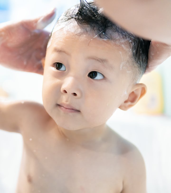 Moms weigh in on how often they wash their kids' hair. 