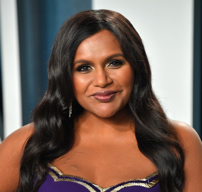 Mindy Kaling attends the 2020 Vanity Fair Oscar party.