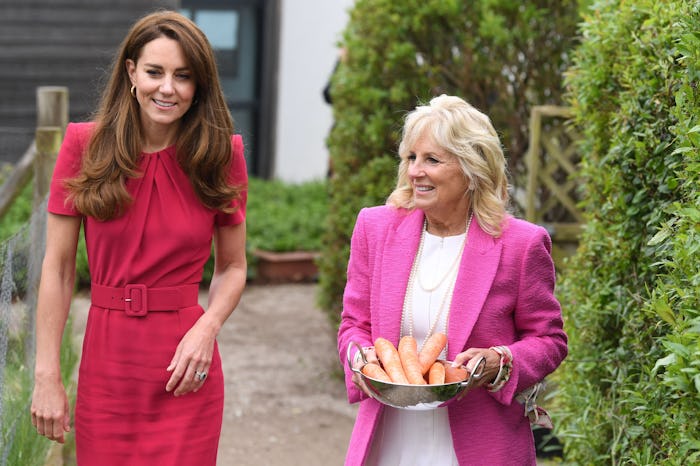 Jill Biden and Kate Middleton spoke about Lilibet.