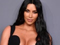 US media personality Kim Kardashian West arrives to attend the amfAR Gala New York at Cipriani Wall ...