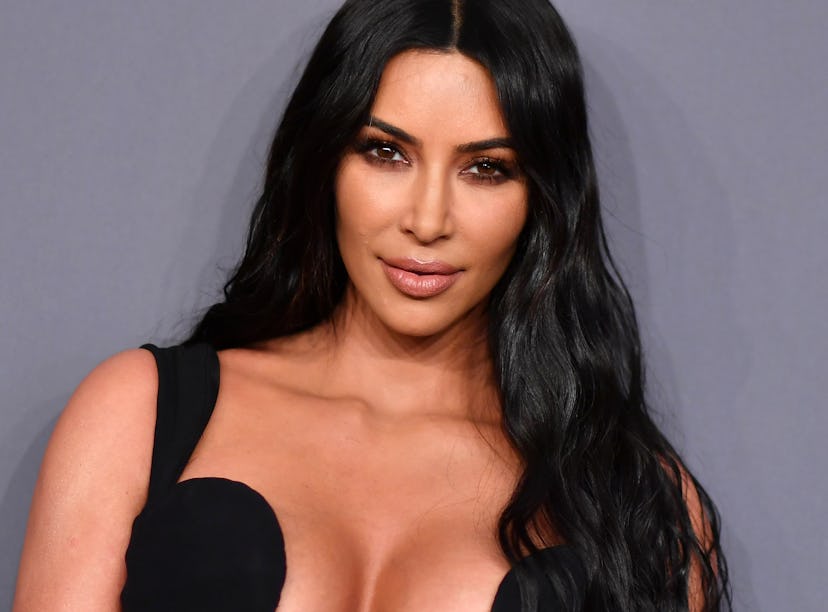 US media personality Kim Kardashian West arrives to attend the amfAR Gala New York at Cipriani Wall ...