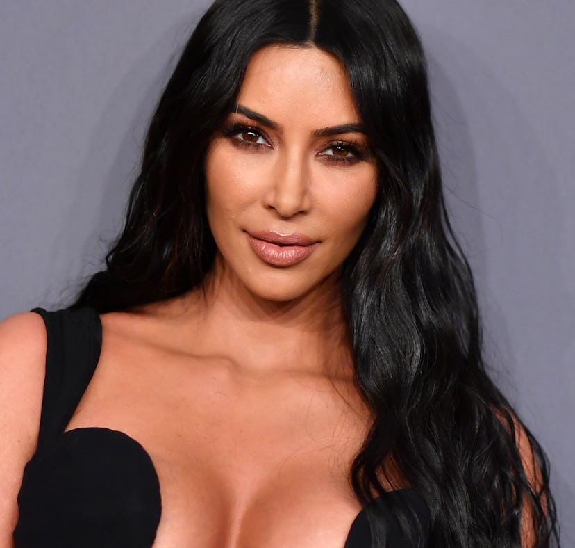 US media personality Kim Kardashian West arrives to attend the amfAR Gala New York at Cipriani Wall ...
