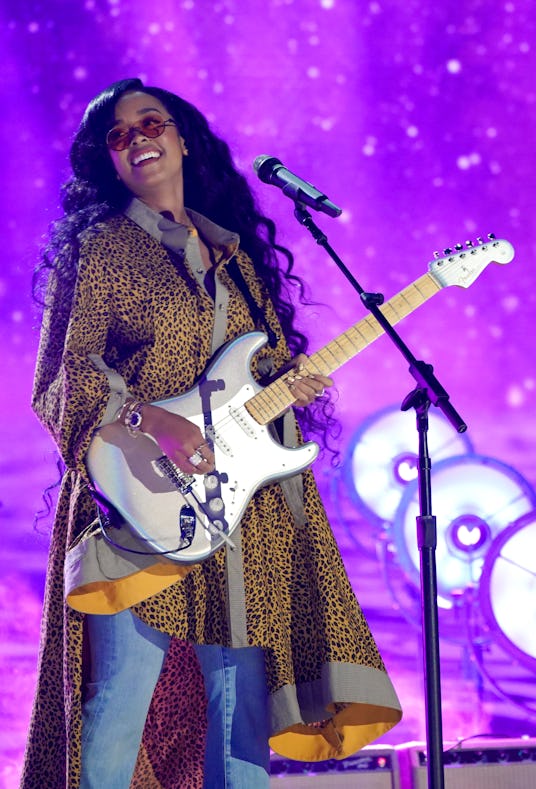 NASHVILLE, TENNESSEE - JUNE 09: H.E.R. performs onstage for the 2021 CMT Music Awards at Bridgestone...