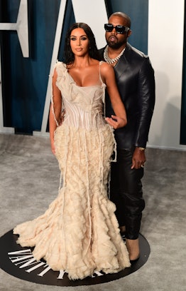 Kim Kardashian, shown here in a white dress alongside Kanye West, said her marriage to her husband m...
