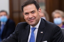 WASHINGTON, DC - APRIL 21: Senator Marco Rubio, R-FL, speaks during a Senate Commerce, Science, and ...