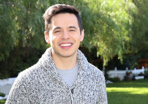 UNIVERSAL CITY, CALIFORNIA - NOVEMBER 30: Singer David Archuleta visits Hallmark's 'Home & Family' a...