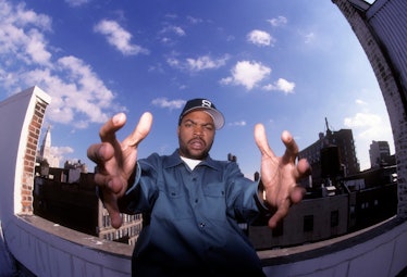 NEW YORK, NEW YORK--NOVEMBER 11:  Rapper Ice Cube (aka O'Shea Jackson) appears in a portrait taken o...