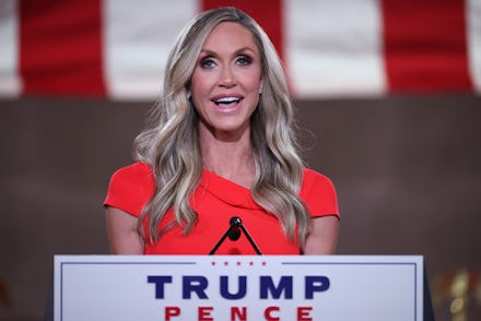WASHINGTON, DC - AUGUST 26: Lara Trump, daughter-in-law and campaign advisor for U.S. President Dona...