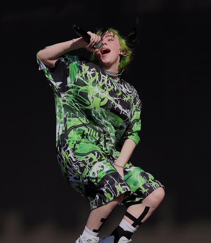 READING, ENGLAND - AUGUST 24: Billie Eilish performs live on the Main Stage during day two of Readin...