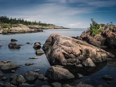 Rock Harbor at Isle Royale, Michigan