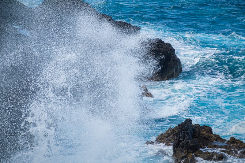 Waves break against a cliffside. How do girls get wet? Doctors explain how to wet a pussy.