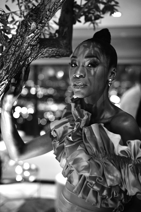 Angelica Ross at a party in February 2020 in Los Angeles, California.