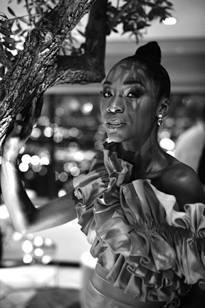 Angelica Ross at a party in February 2020 in Los Angeles, California.