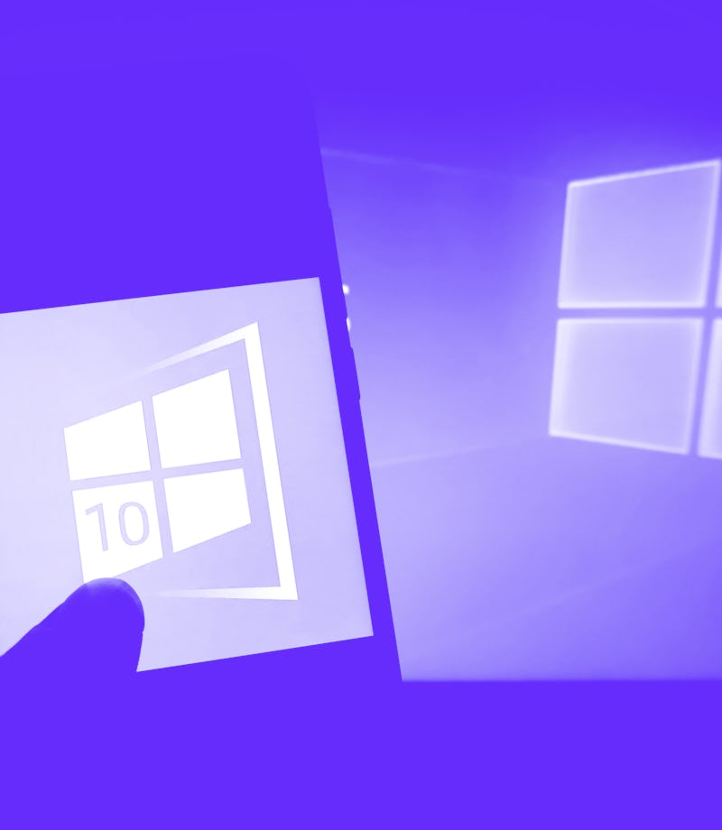 INDIA - 2019/08/17: In this photo illustration a most popular Operating System for Computer Windows ...