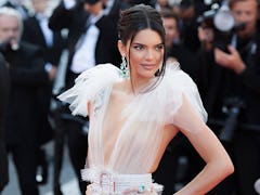 CANNES, FRANCE - MAY 12: Kendall Jenner attends the screening of 'Girls Of The Sun (Les Filles Du So...