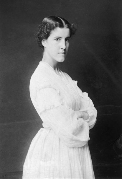 Portrait of Charlotte Perkins Gilman, circa 1896. (Photo by Fotosearch/Getty Images).